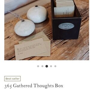 Brown 365 Gathered Thoughts Box by